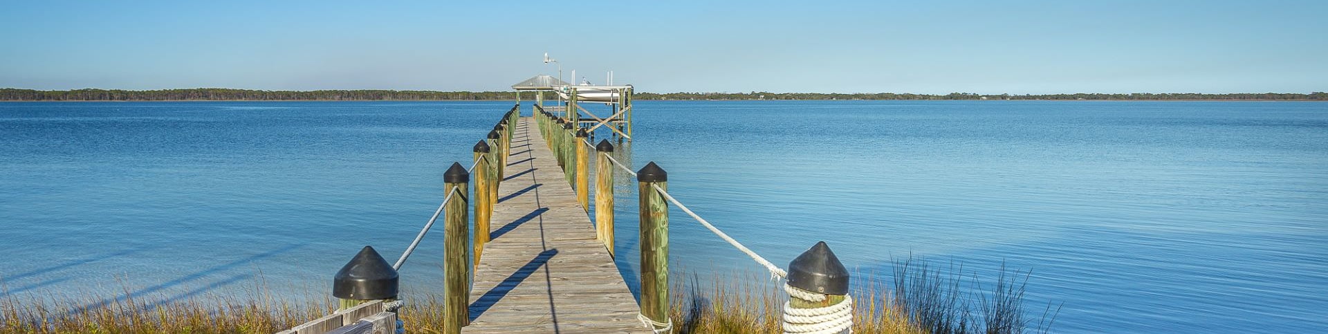 Dock on Alligator Point Florida Dock on Alligator Point Florida