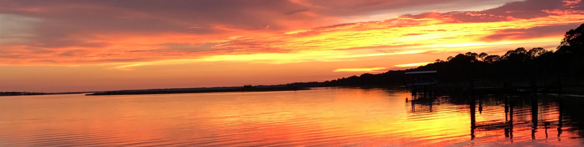 The Sun Setting in Alligator Point